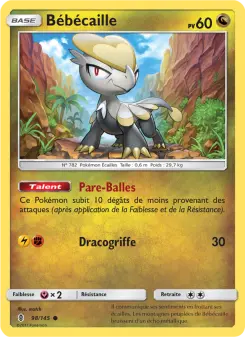 Bébécaille — carte 98 de l’extension Gardiens Ascendants