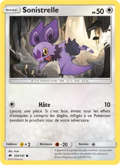 Sonistrelle — carte 109 de l’extension Ombres Ardentes