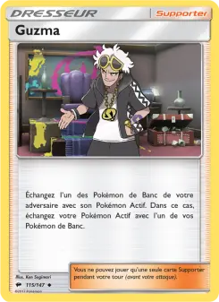 Guzma — carte 115 de l’extension Ombres Ardentes