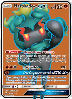 Marshadow GX — carte 137 de l’extension Ombres Ardentes