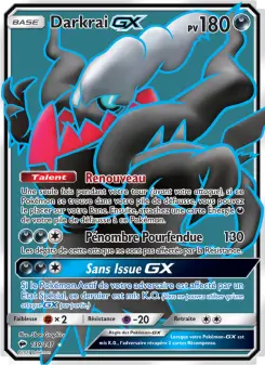 Darkrai GX — carte 139 de l’extension Ombres Ardentes