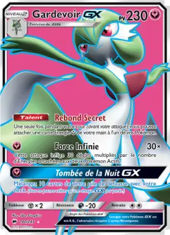 Gardevoir GX — carte 140 de l’extension Ombres Ardentes