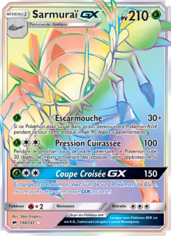 Sarmuraï GX — carte 148 de l’extension Ombres Ardentes