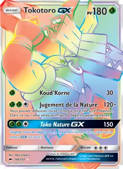 Tokotoro GX — carte 149 de l’extension Ombres Ardentes