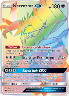 Necrozma GX — carte 153 de l’extension Ombres Ardentes