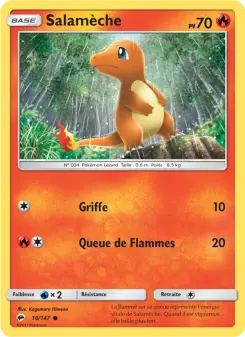 Salamèche — carte 18 de l’extension Ombres Ardentes