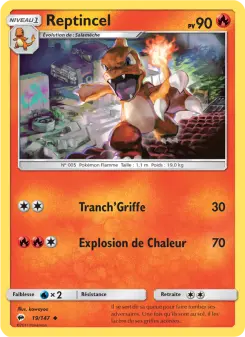 Reptincel — carte 19 de l’extension Ombres Ardentes