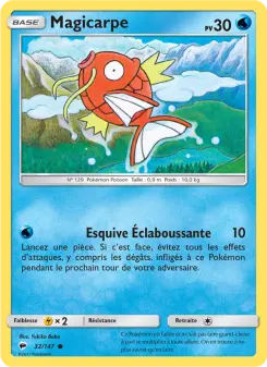 Magicarpe — carte 32 de l’extension Ombres Ardentes