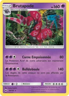 Brutapode — carte 58 de l’extension Ombres Ardentes