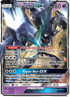 Necrozma GX — carte 63 de l’extension Ombres Ardentes