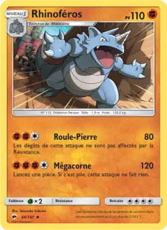 Rhinoféros — carte 66 de l’extension Ombres Ardentes