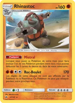 Rhinastoc — carte 67 de l’extension Ombres Ardentes
