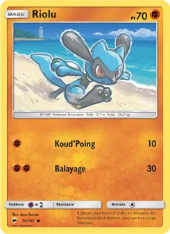 Riolu — carte 70 de l’extension Ombres Ardentes