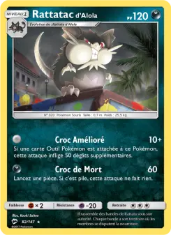 Rattatac d’Alola — carte 82 de l’extension Ombres Ardentes