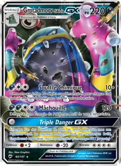 Grotadmorv d’Alola GX — carte 84 de l’extension Ombres Ardentes