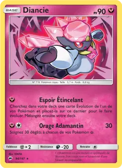 Diancie — carte 94 de l’extension Ombres Ardentes