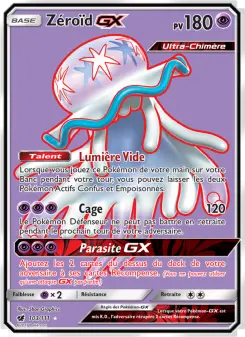 Zéroïd GX — carte 103 de l’extension Invasion Carmin