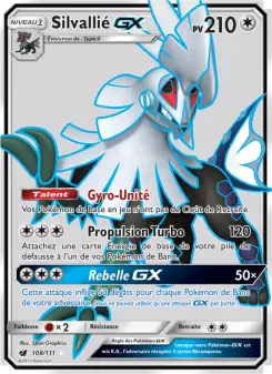 Silvallié GX — carte 108 de l’extension Invasion Carmin