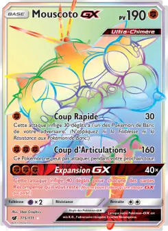 Mouscoto GX — carte 115 de l’extension Invasion Carmin