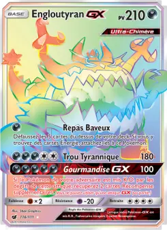 Engloutyran GX — carte 116 de l’extension Invasion Carmin