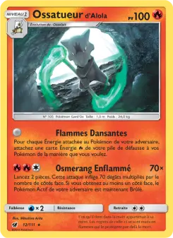 Ossatueur d’Alola — carte 12 de l’extension Invasion Carmin