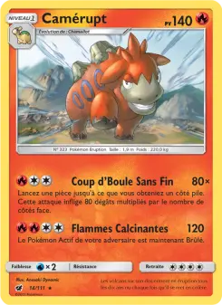 Camérupt — carte 14 de l’extension Invasion Carmin