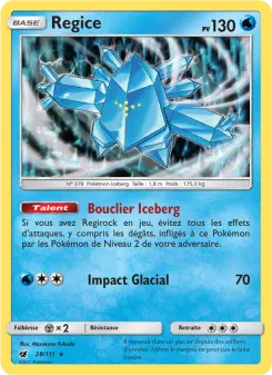 Regice — carte 28 de l’extension Invasion Carmin