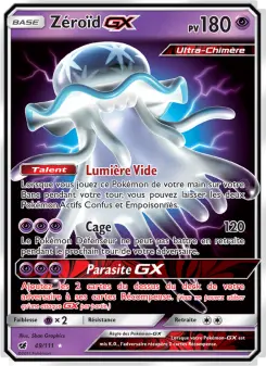 Zéroïd GX — carte 49 de l’extension Invasion Carmin