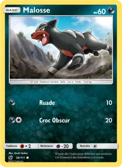 Malosse — carte 58 de l’extension Invasion Carmin