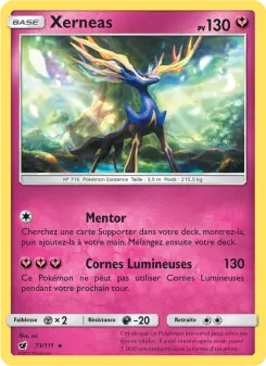 Xerneas — carte 73 de l’extension Invasion Carmin