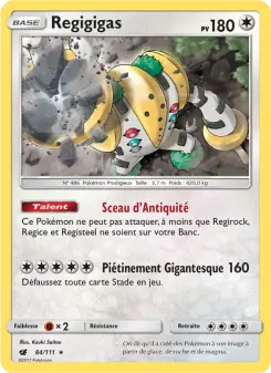 Regigigas — carte 84 de l’extension Invasion Carmin