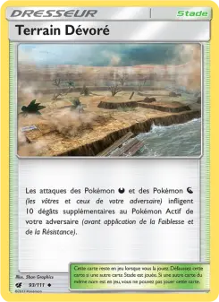Terrain Dévoré — carte 93 de l’extension Invasion Carmin