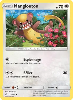 Manglouton — carte 112 de l’extension Ultra-Prisme