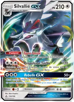 Silvallié GX — carte 116 de l’extension Ultra-Prisme