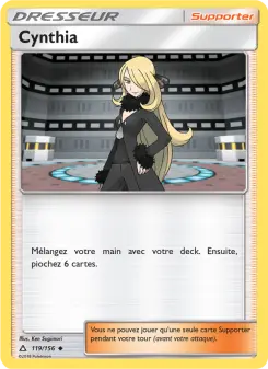 Cynthia — carte 119 de l’extension Ultra-Prisme