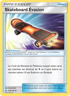 Skateboard Évasion — carte 122 de l’extension Ultra-Prisme