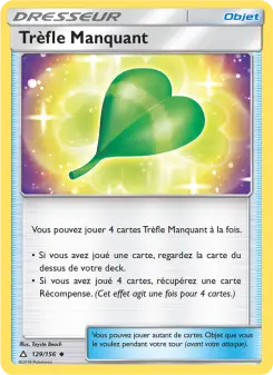 Trèfle Manquant — carte 129 de l’extension Ultra-Prisme