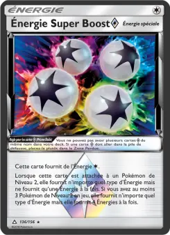 Énergie Super Boost ◇ — carte 136 de l’extension Ultra-Prisme