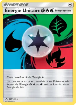 Énergie Unitaire GrassFireWater — carte 137 de l’extension Ultra-Prisme