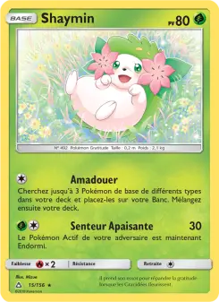 Shaymin — carte 15 de l’extension Ultra-Prisme