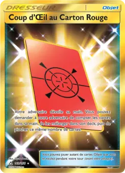 Coup d’Œil au Carton Rouge — carte 169 de l’extension Ultra-Prisme
