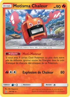 Motisma Chaleur — carte 24 de l’extension Ultra-Prisme