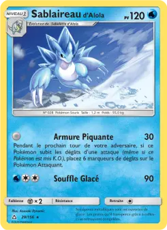 Sablaireau d’Alola — carte 29 de l’extension Ultra-Prisme
