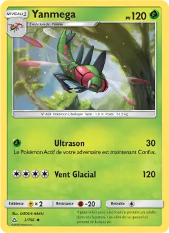 Yanmega — carte 3 de l’extension Ultra-Prisme