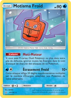 Motisma Froid — carte 41 de l’extension Ultra-Prisme