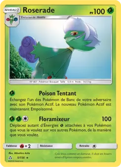 Roserade — carte 5 de l’extension Ultra-Prisme