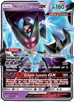 Necrozma Ailes de l’Aurore GX — carte 63 de l’extension Ultra-Prisme