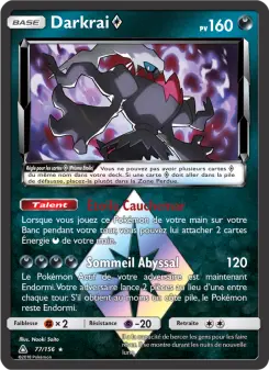 Darkrai ◇ — carte 77 de l’extension Ultra-Prisme
