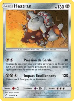 Heatran — carte 88 de l’extension Ultra-Prisme