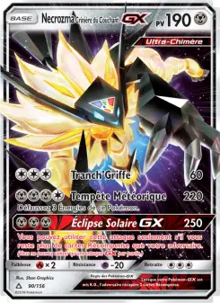 Necrozma Crinière du Couchant GX — carte 90 de l’extension Ultra-Prisme